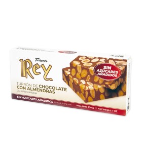 Turrón Chocolate Sin Azúcar 200g.