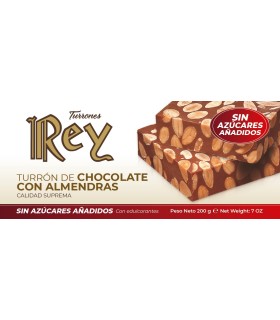 Turrón Chocolate Sin Azúcar 200g.