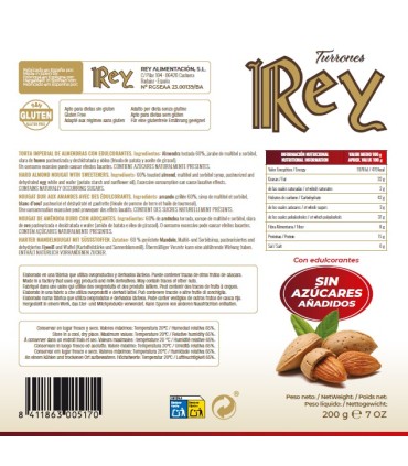 Torta Imperial Sin Azúcar 200g.